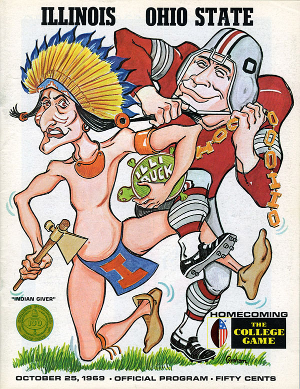 College Football Program: Ohio State Buckeyes vs. Illinois Fighting Illini (October 25, 1969)