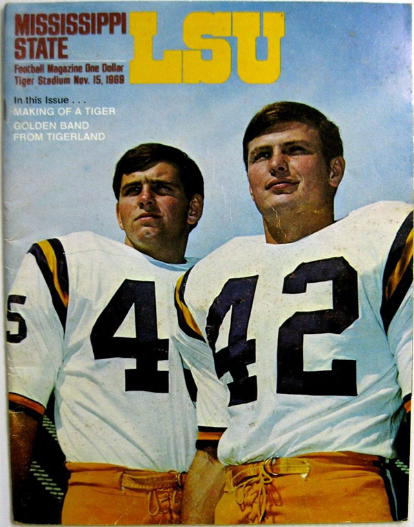 College Football Program: LSU Tigers vs. Mississippi State Bulldogs (November 15, 1969)