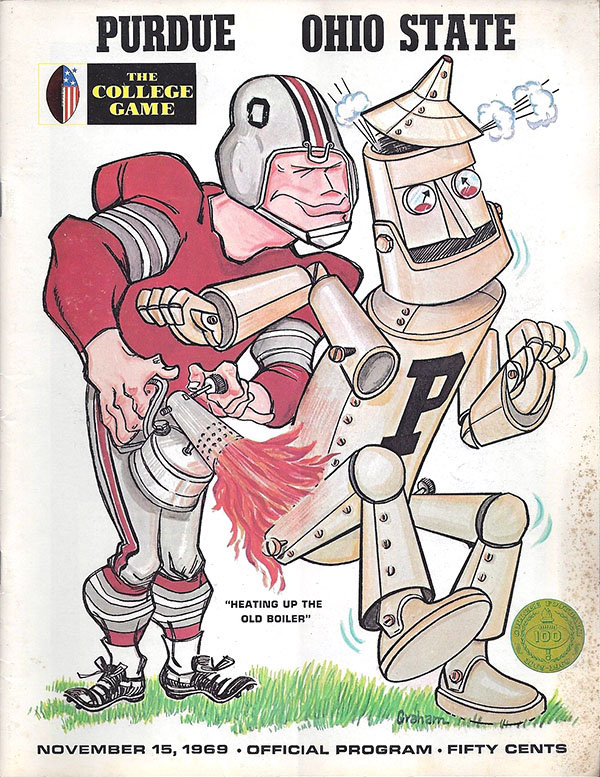 College Football Program: Ohio State Buckeyes vs. Purdue Boilermakers (November 15, 1969)