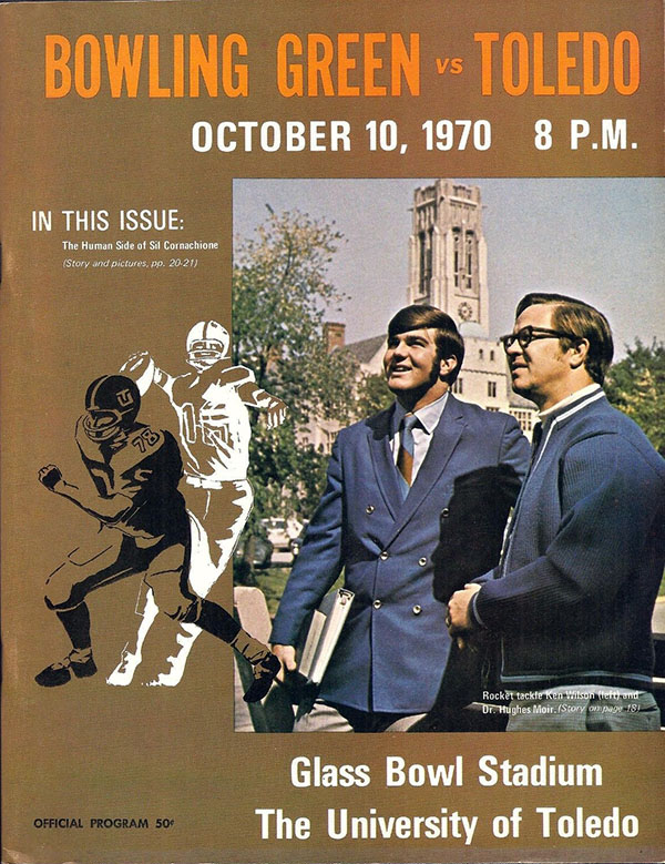 College Football Program: Toledo Rockets vs. Bowling Green Falcons (October 10, 1970)