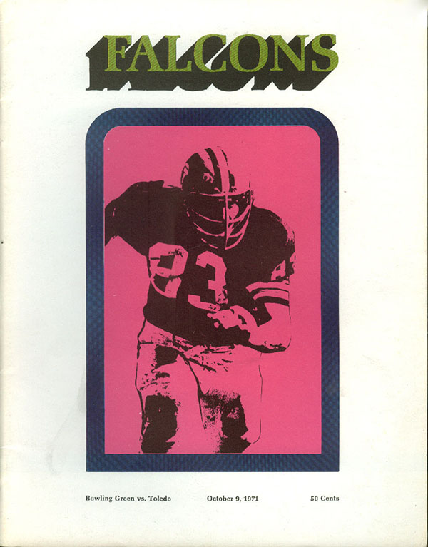 College Football Program: Bowling Green Falcons vs. Toledo Rockets (October 9, 1971)