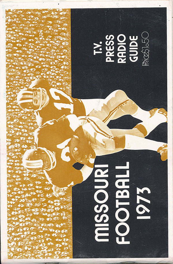 College Football Media Guide: Missouri Tigers (1973)