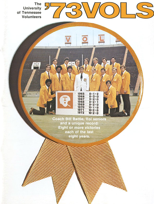 College Football Media Guide: Tennessee Volunteers (1973)