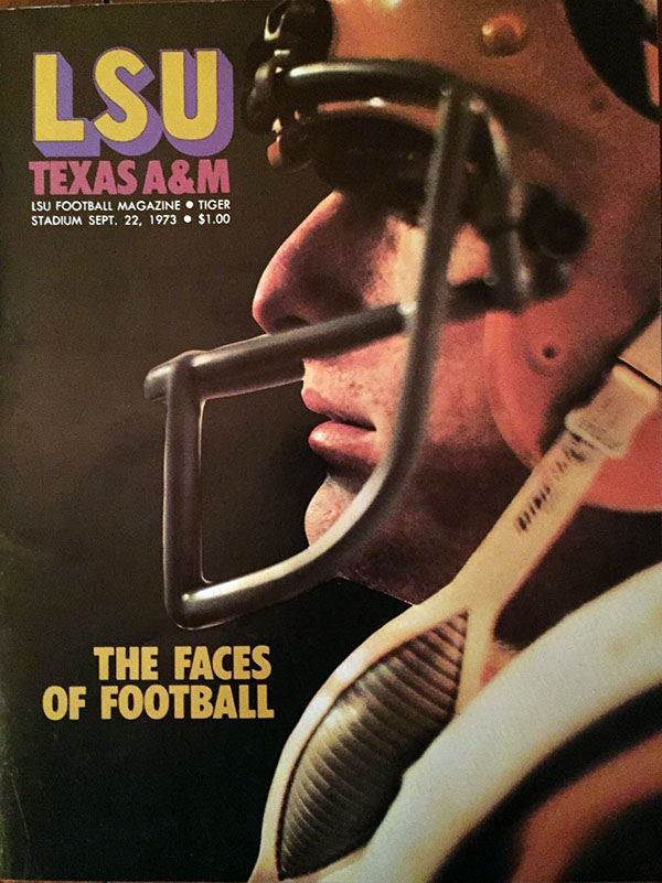 College Football Program: LSU Tigers vs. Texas A&M Aggies (September 22, 1973)