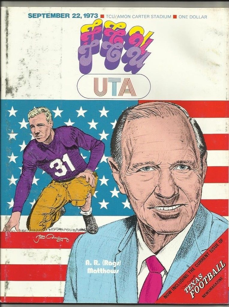 College Football Program: TCU Horned Frogs vs. Texas-Arlington Mavericks (September 22, 1973)