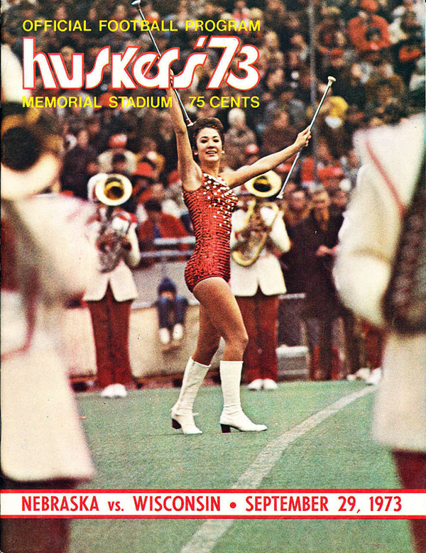 College Football Program: Nebraska Cornhuskers vs. Wisconsin Badgers (September 29, 1973)