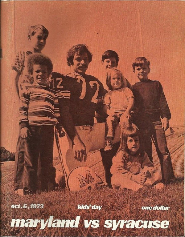 College Football Program: Maryland Terrapins vs. Syracuse Orangemen (October 6, 1973)