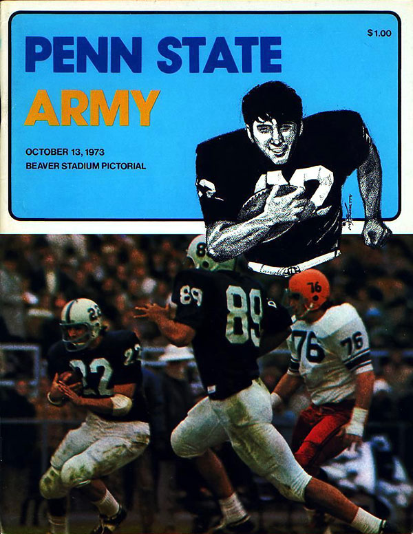 College Football Program: Penn State Nittany Lions vs. Army Cadets (October 13, 1973)