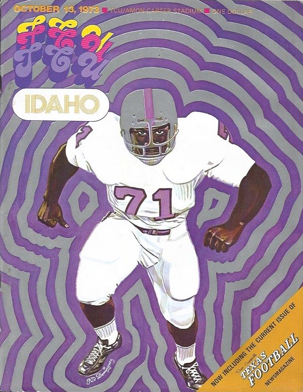 College Football Program: TCU Horned Frogs vs. Idaho Vandals (October 13, 1973)