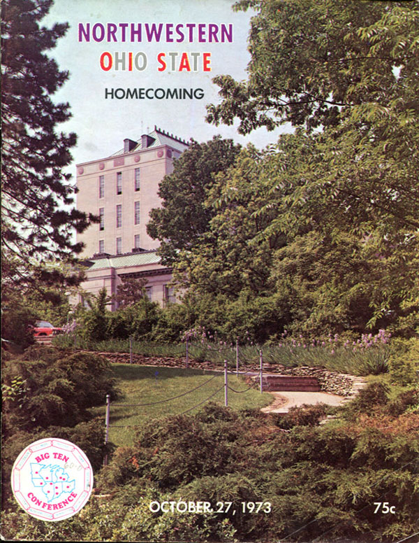 College Football Program: Ohio State Buckeyes vs. Northwestern Wildcats (October 27, 1973)