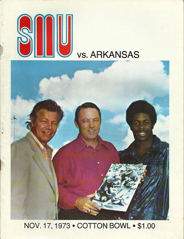 College Football Program: SMU Mustangs vs. Arkansas Razorbacks (November 17, 1973)