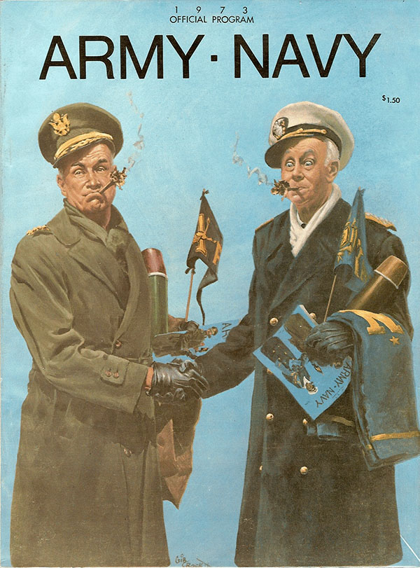 College Football Program: Army Cadets vs. Navy Midshipmen (December 1, 1973)