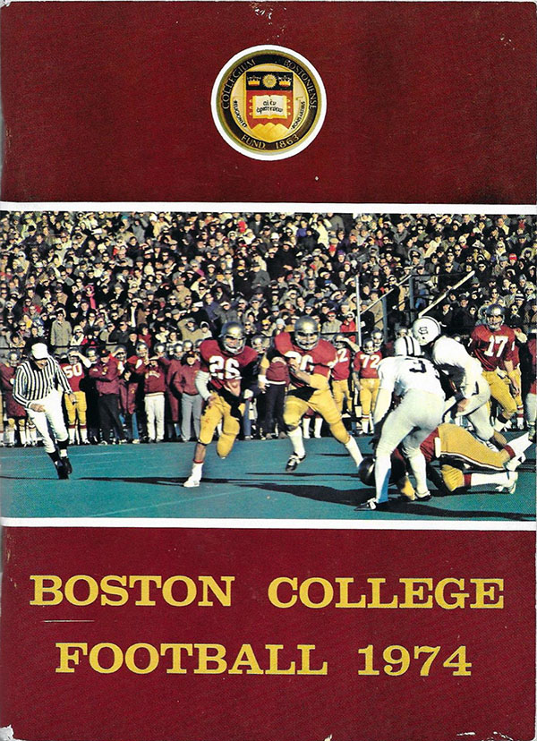 College Football Media Guide: Boston College Eagles (1974)