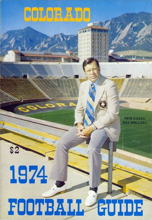 College Football Media Guide: Colorado Buffaloes (1974)