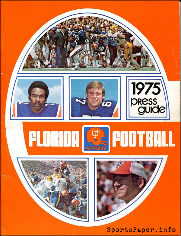 College Football Media Guide: Florida Gators (1975)