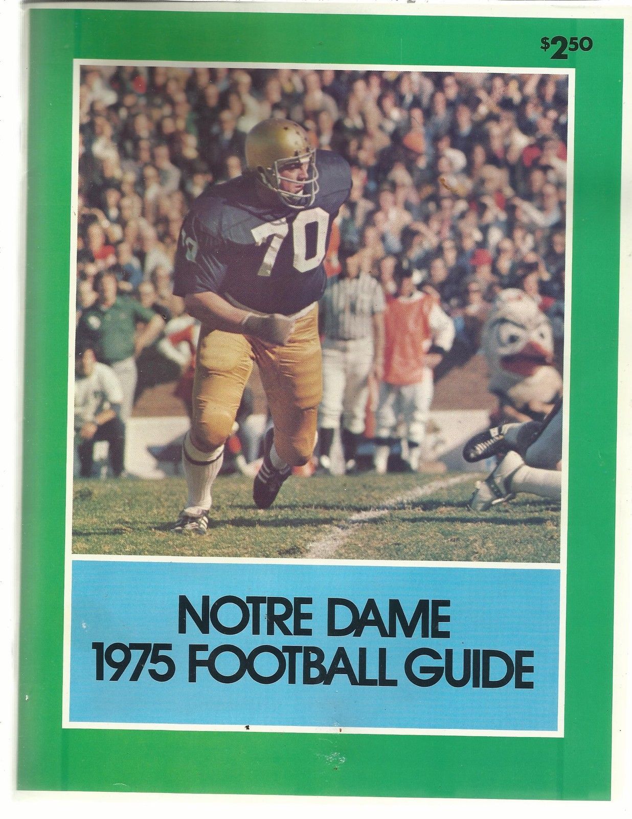 College Football Media Guide: Notre Dame Fighting Irish (1975)