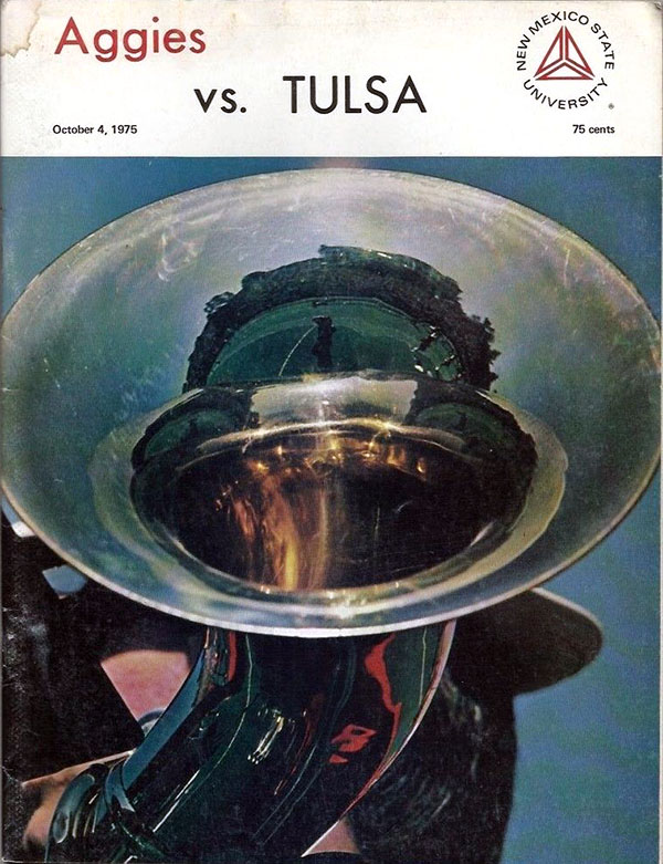 College Football Program: New Mexico State Aggies vs. Tulsa Golden Hurricane (October 4, 1975)