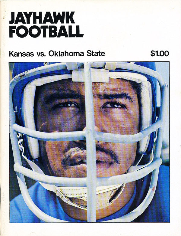 College Football Program: Kansas Jayhawks vs. Oklahoma State Cowboys (October 25, 1975)