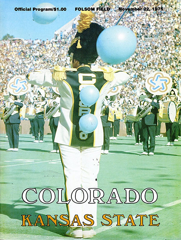 College Football Program: Colorado Buffaloes vs. Kansas State Wildcats (November 22, 1975)