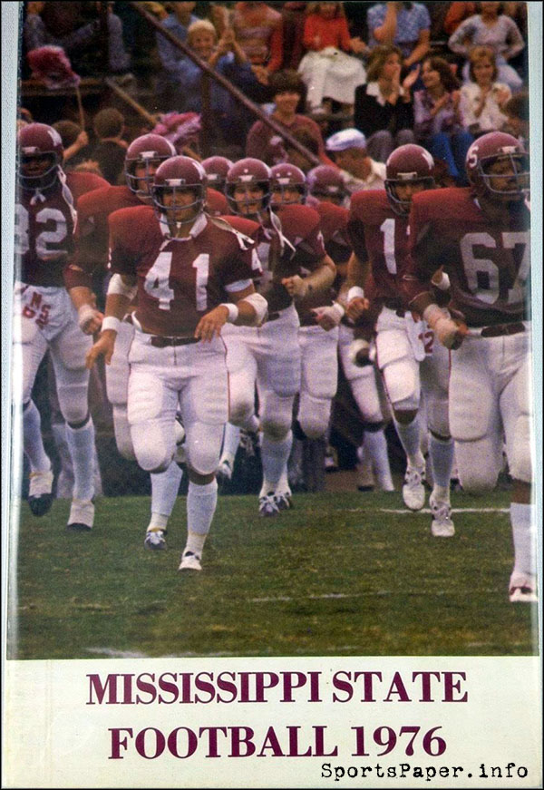 College Football Media Guide: Mississippi State Bulldogs (1976)