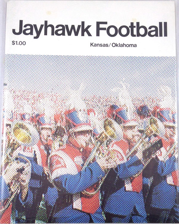 College Football Program: Kansas Jayhawks vs. Oklahoma Sooners (October 16, 1976)