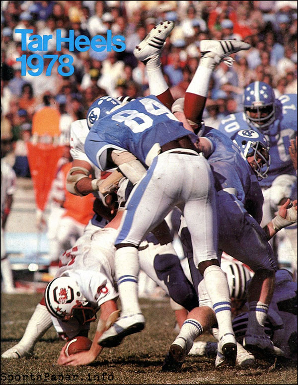 College Football Media Guide: North Carolina Tar Heels (1978)