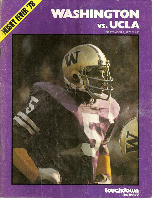 College Football Program: Washington Huskies vs. UCLA Bruins (September 9, 1978)