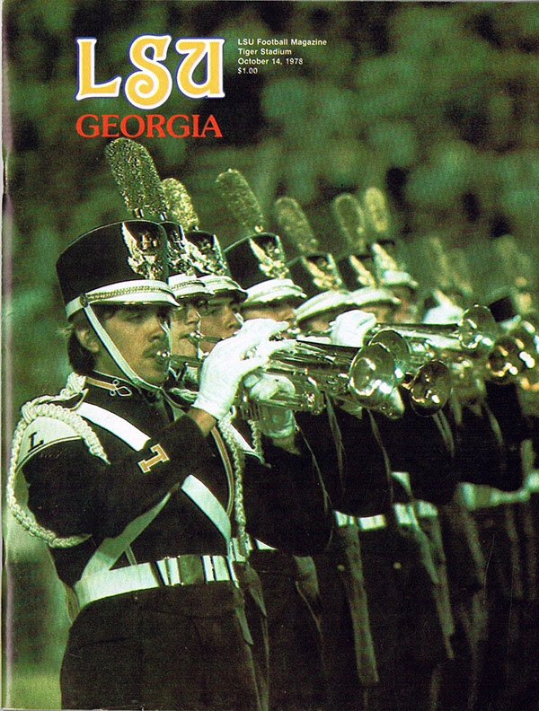 College Football Program: LSU Tigers vs. Georgia Bulldogs (October 14, 1978)