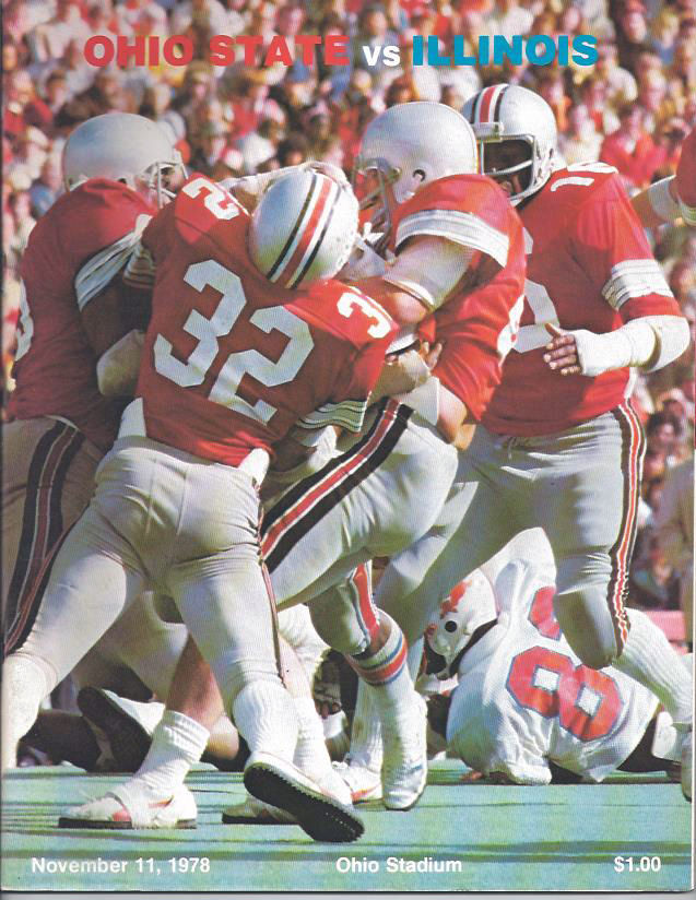 College Football Program: Ohio State Buckeyes vs. Illinois Fighting Illini (November 11, 1978)