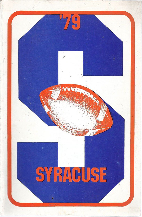 College Football Media Guide: Syracuse Orangemen (1979)