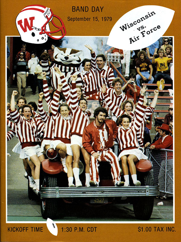 College Football Program: Wisconsin Badgers vs. Air Force Falcons (September 15, 1979)