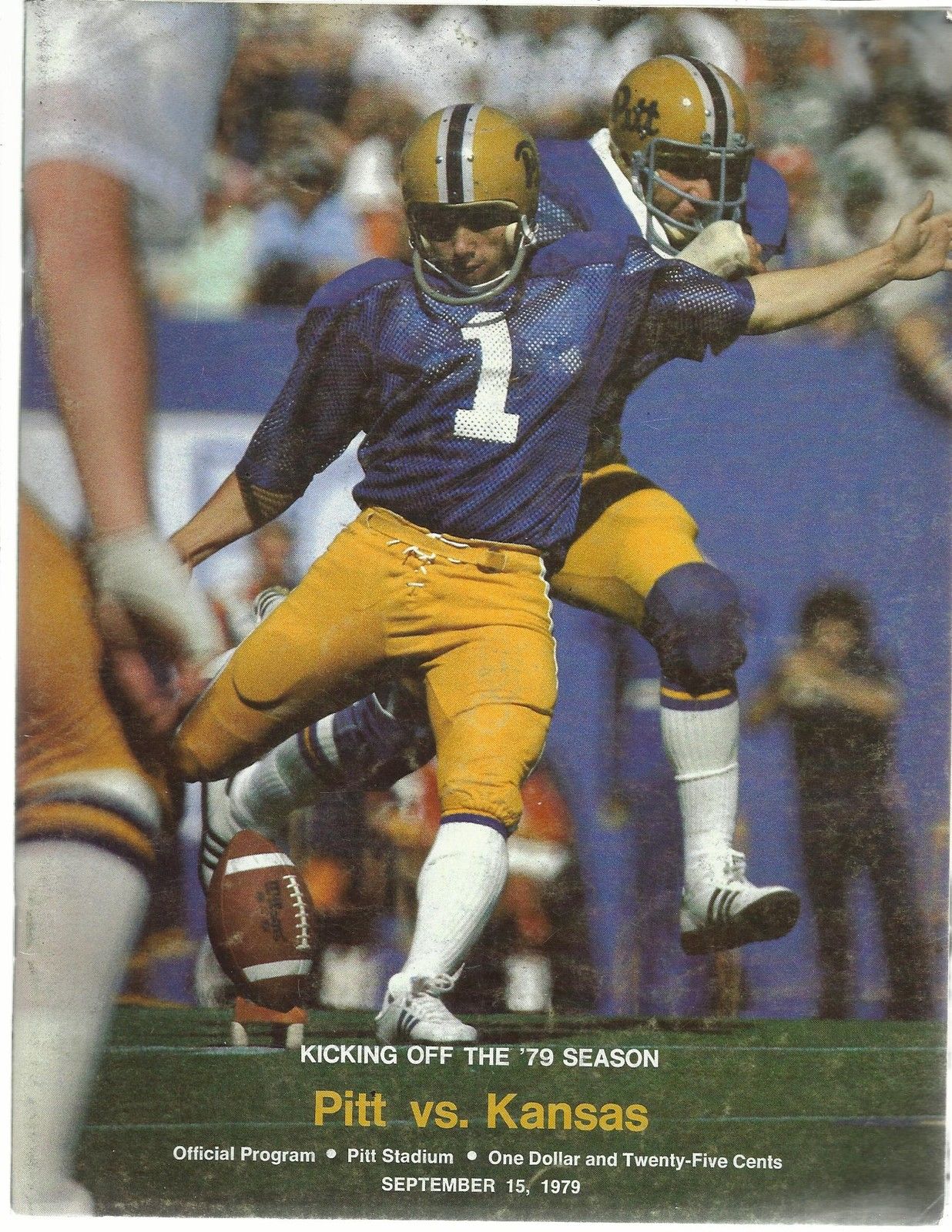 College Football Program: Pittsburgh Panthers vs. Kansas Jayhawks (September 15, 1979)