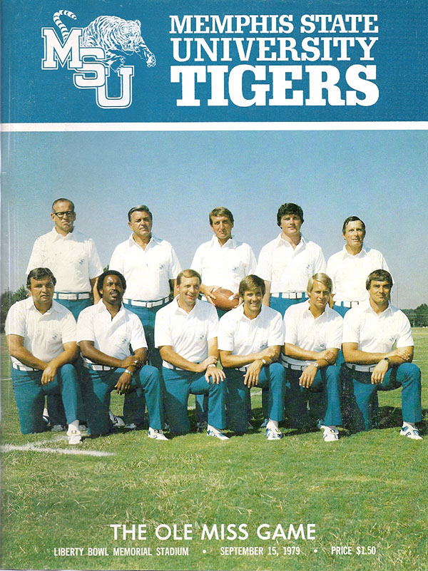 College Football Program: Memphis State Tigers vs. Ole Miss Rebels (September 15, 1979)