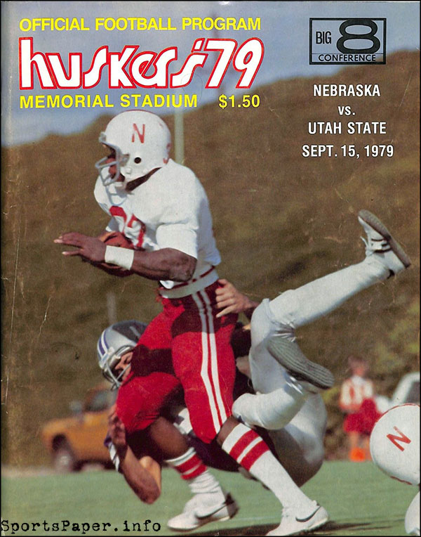 College Football Program: Nebraska Cornhuskers vs. Utah State Aggies (September 15, 1979)