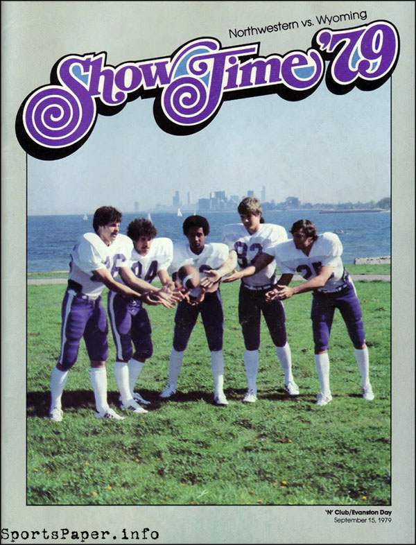 College Football Program: Northwestern Wildcats vs. Wyoming Cowboys (September 15, 1979)