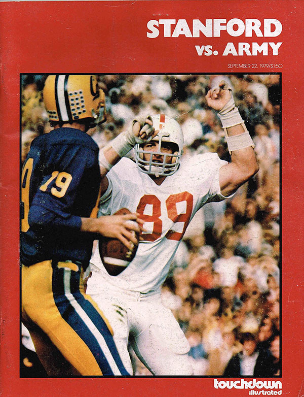 College Football Program: Stanford Cardinals vs. Army Cadets (September 22, 1979)