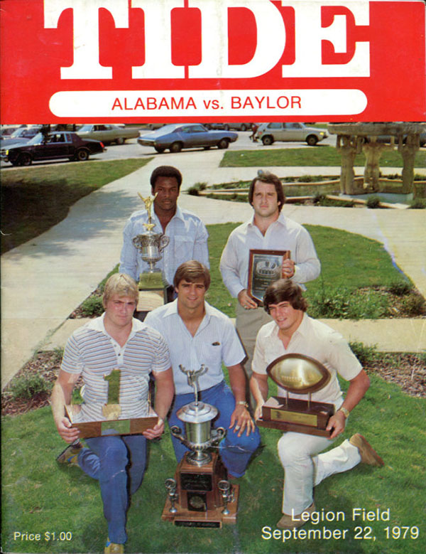 College Football Program: Alabama Crimson Tide vs. Baylor Bears (September 22, 1979)