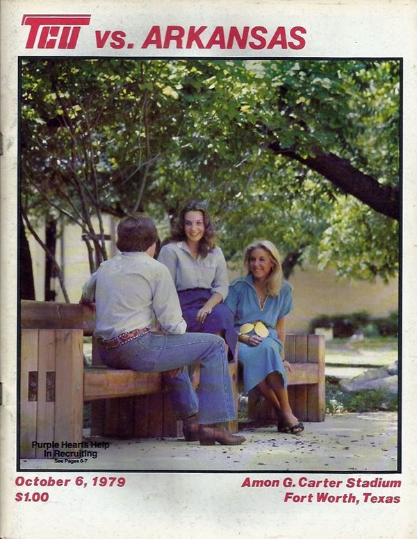 College Football Program: TCU Horned Frogs vs. Arkansas Razorbacks (October 6, 1979)