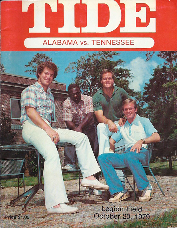 College Football Program: Alabama Crimson Tide vs. Tennessee Volunteers (October 20, 1979)