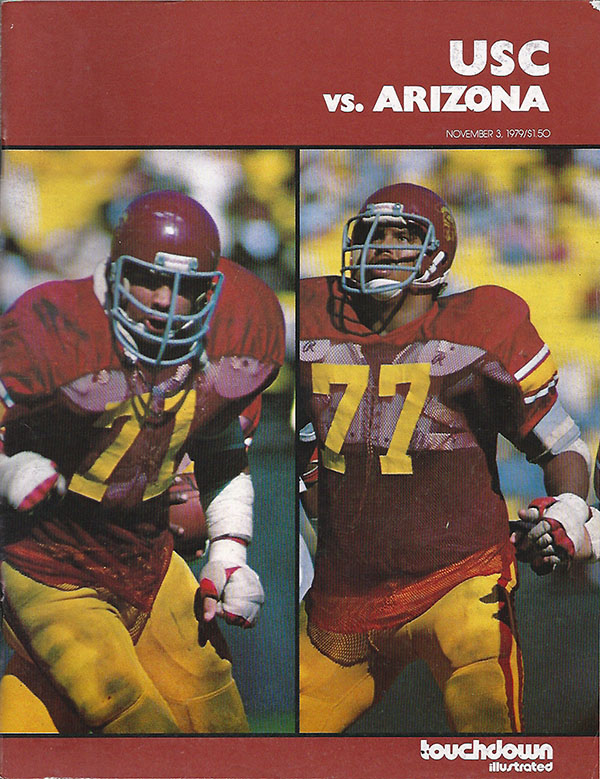 College Football Program: USC Trojans vs. Arizona Wildcats (November 3, 1979)