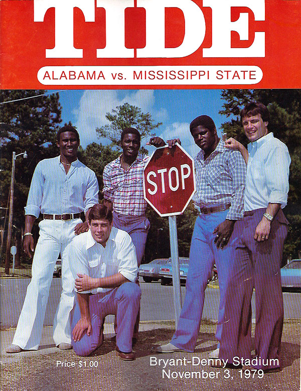 College Football Program: Alabama Crimson Tide vs. Mississippi State Bulldogs (November 3, 1979)