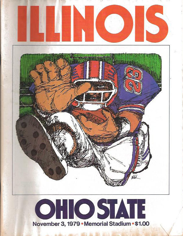 College Football Program: Illinois Fighting Illini vs. Ohio State Buckeyes (November 3, 1979)