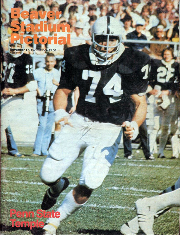 College Football Program: Penn State Nittany Lions vs. Temple Owls (November 17, 1979)