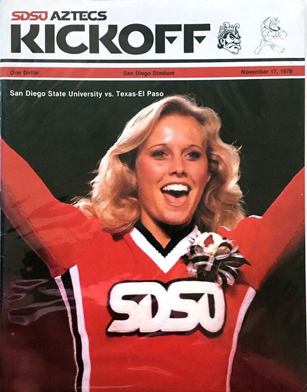 College Football Program: San Diego State Aztecs vs. UTEP Miners (November 17, 1979)