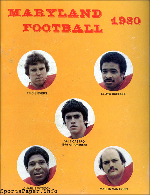 College Football Media Guide: Maryland Terrapins (1980)