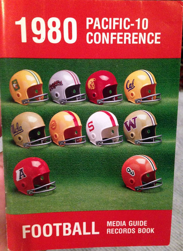 College Football Media Guide: Pac-10 (1980)