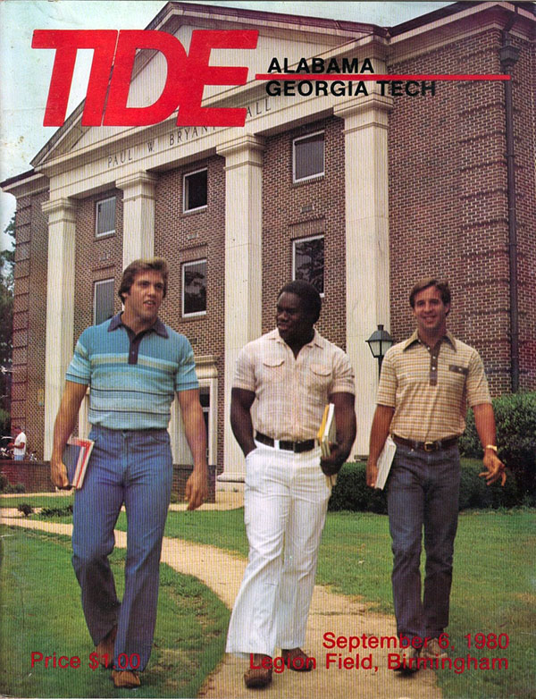 College Football Program: Alabama Crimson Tide vs. Georgia Tech Yellow Jackets (September 6, 1980)