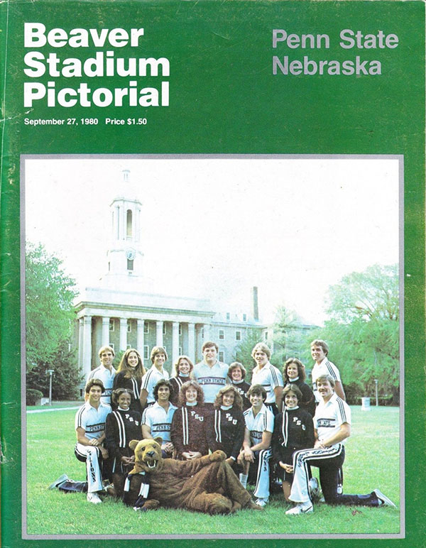 College Football Program: Penn State Nittany Lions vs. Nebraska Cornhuskers (September 27, 1980)