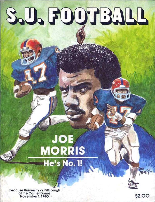 College Football Program: Syracuse Orangemen vs. Pittsburgh Panthers (November 1, 1980)