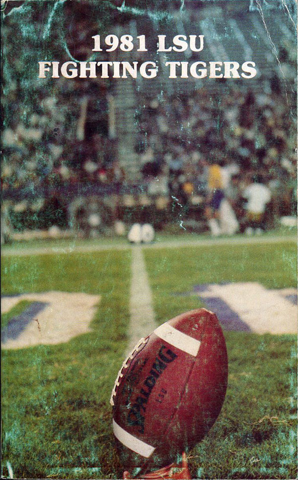 College Football Media Guide: LSU Tigers (1981)